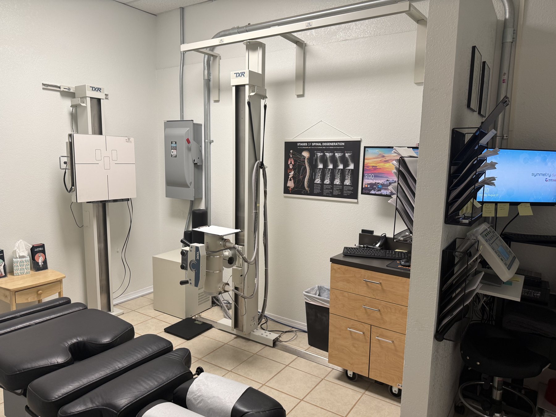 Digital X-ray equipment at Back Pain Relief Chiropractic in Artesia